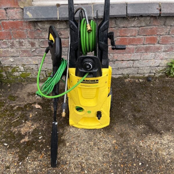 Kärcher K4 Premium Eco Home pressure washer in used condition.
