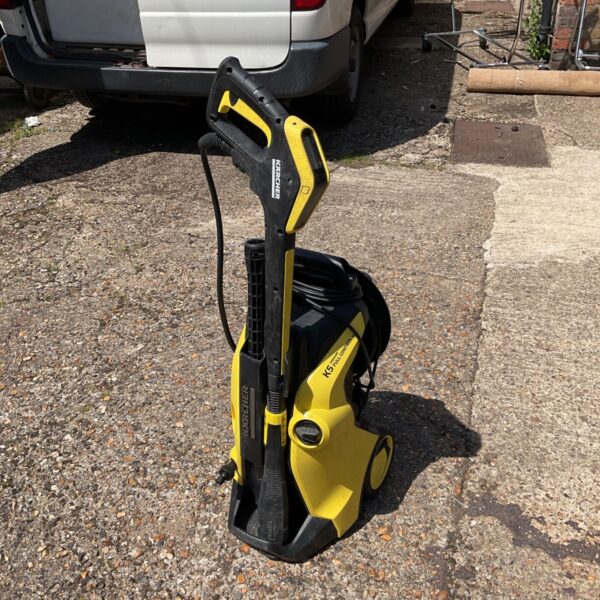 Karcher K5 Full Control pressure washer in used condition.