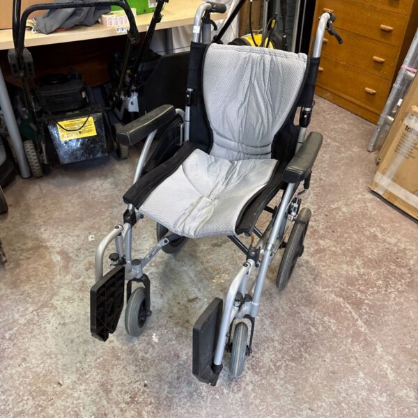 Karma S-Ergo 125 folding wheelchair in used condition.