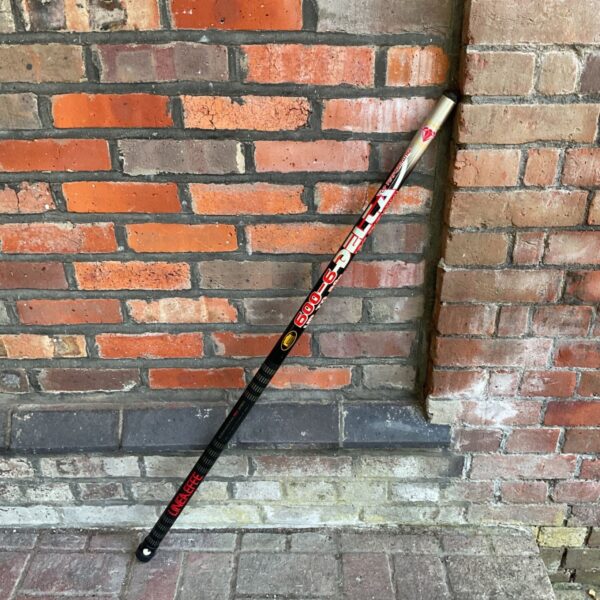 Vintage Lineaffe 600-6 Delta fishing pole in red and black.