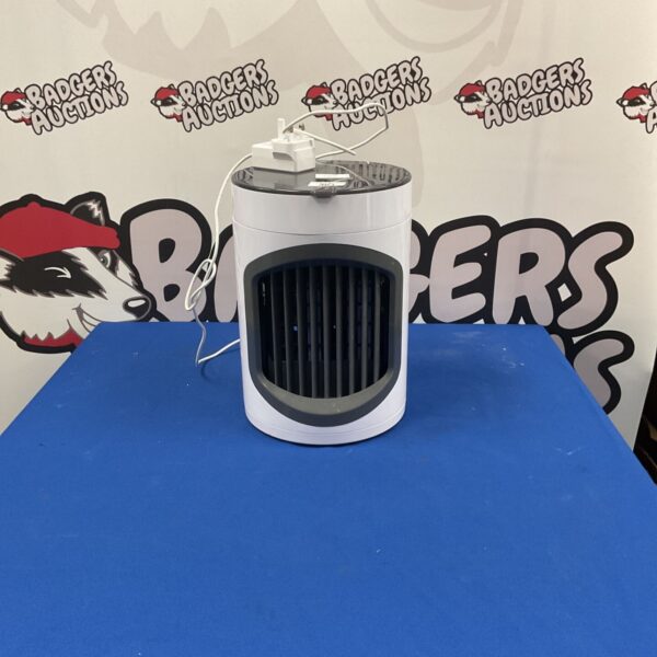 Livington Smartchill portable air cooler on a white surface.