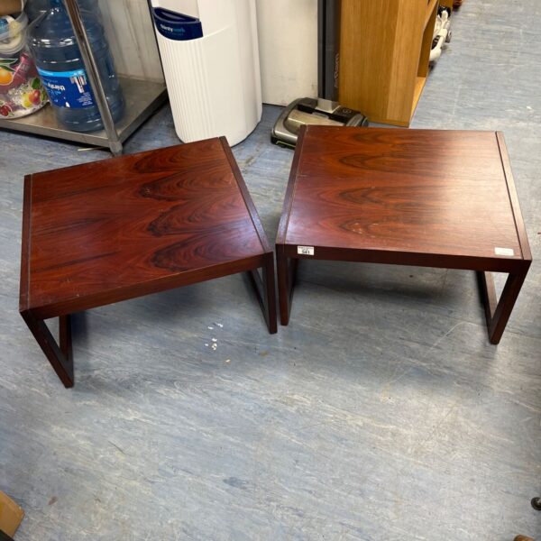 Pair of vintage 1970s occassional tables