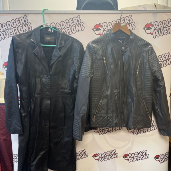 2 leather jackets