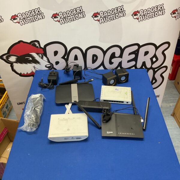 Box of various different broadband routers