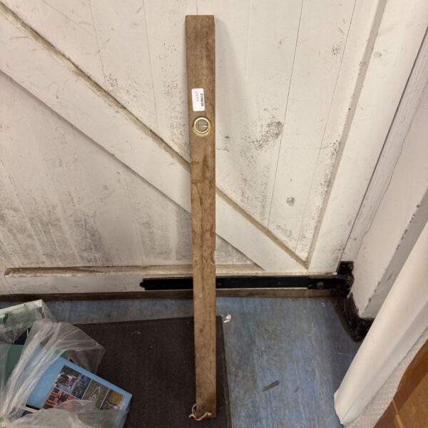 Vintage wooden spirit level