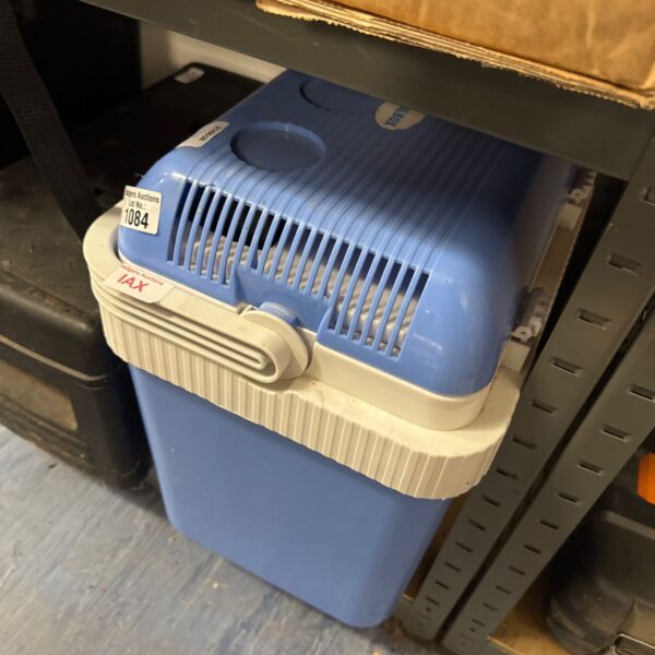 coolbox electric cooler box with 12v & 3 pin power leads