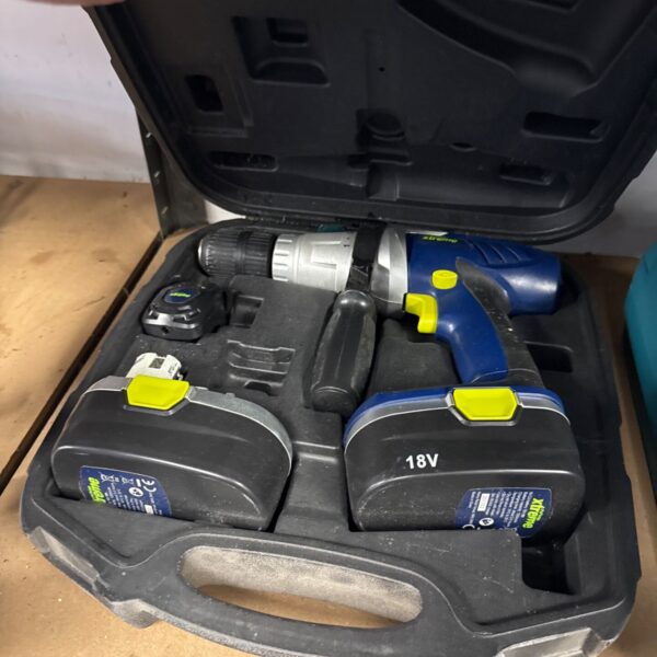 Challenge xtreme cordless drill with two batteries - untested, flat battery, no charger
