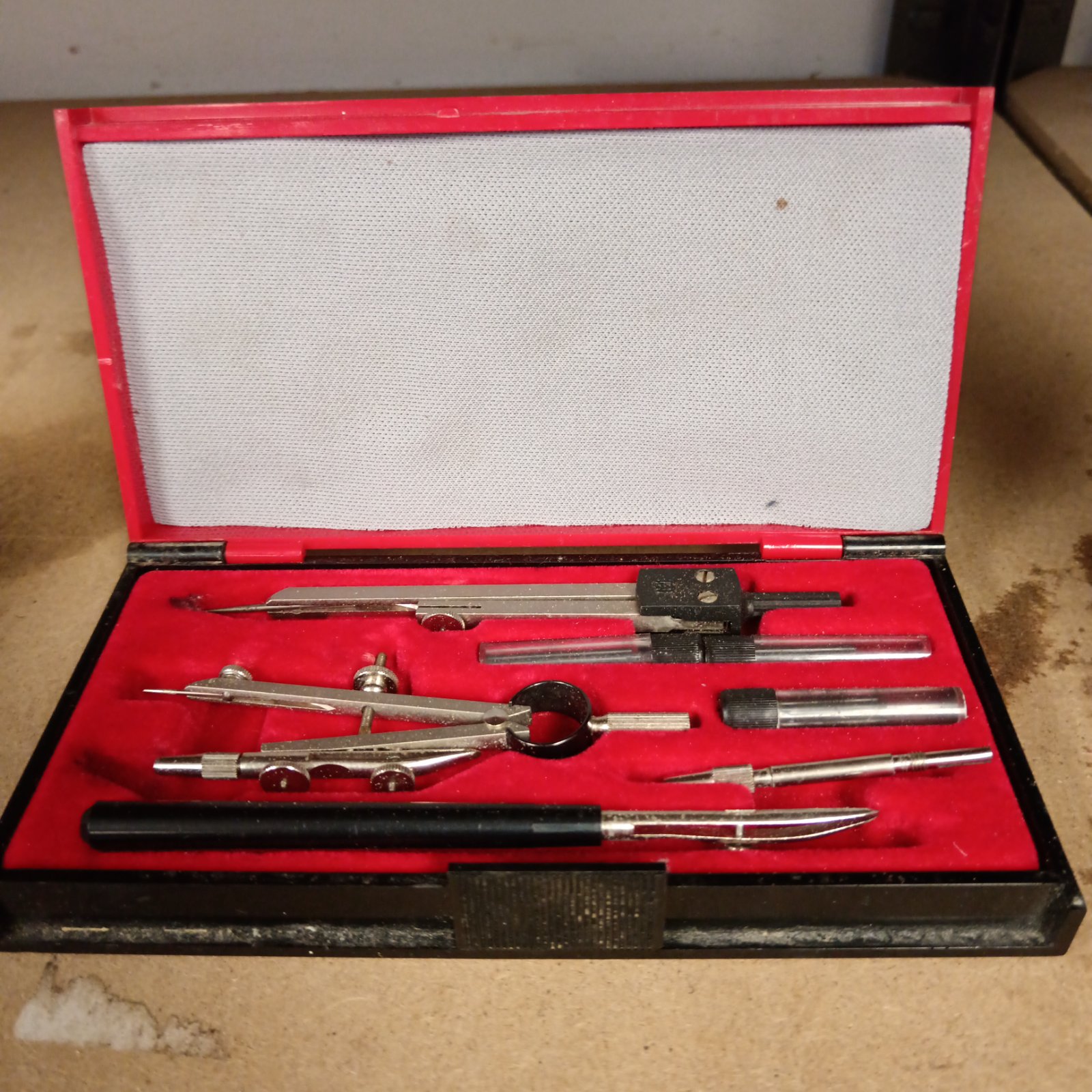 vintage kinzo compass set