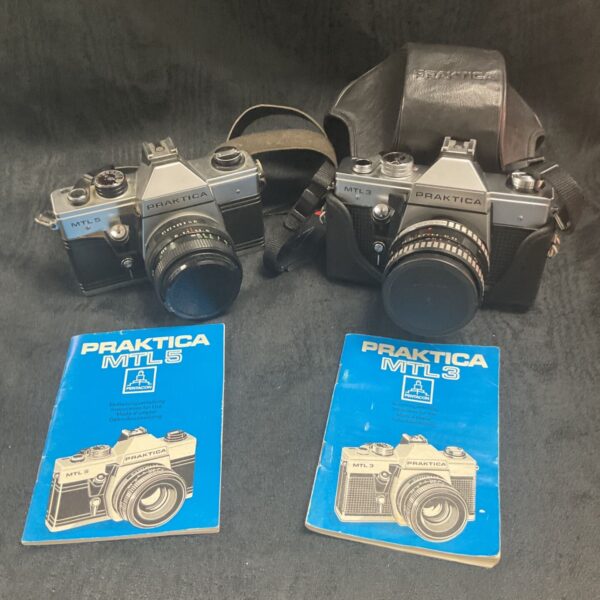Praktica Mtl5 and Mtl3 Cameras With instructions