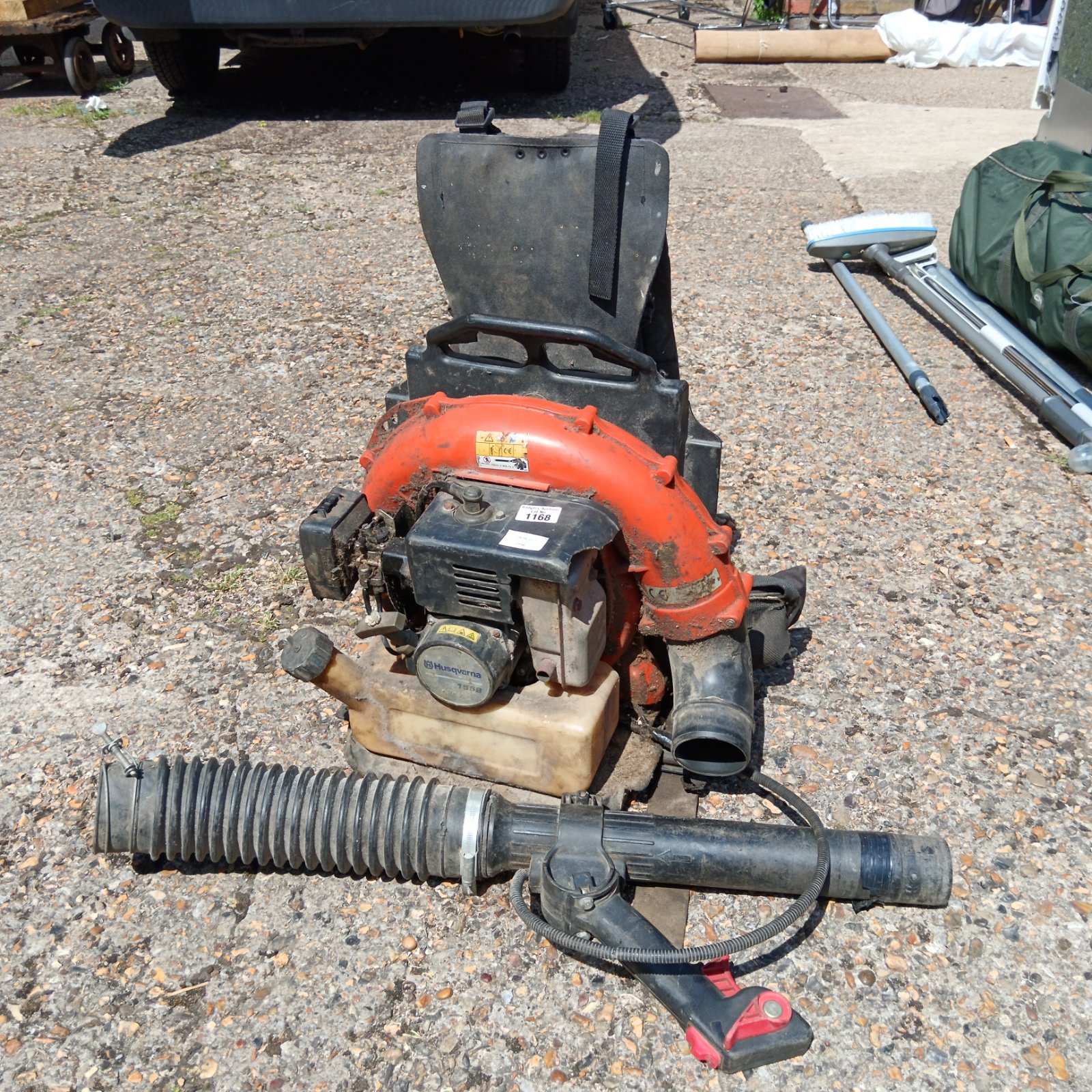 Husqvarna petrol backpack blower