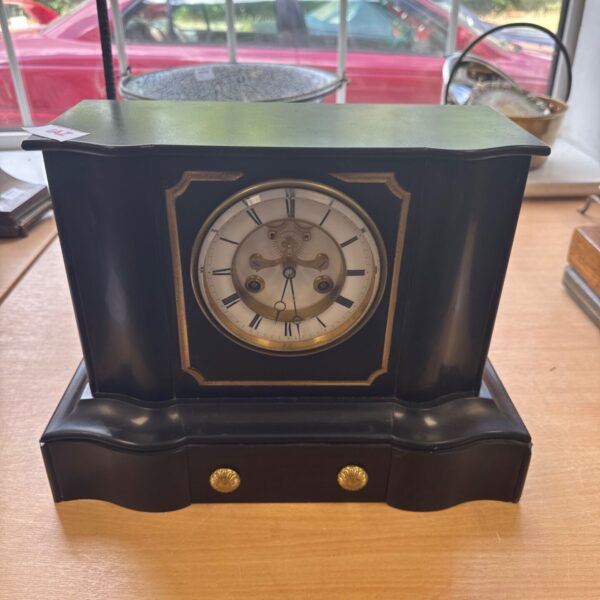 antique slate french berger paris circa 1840 working with key
