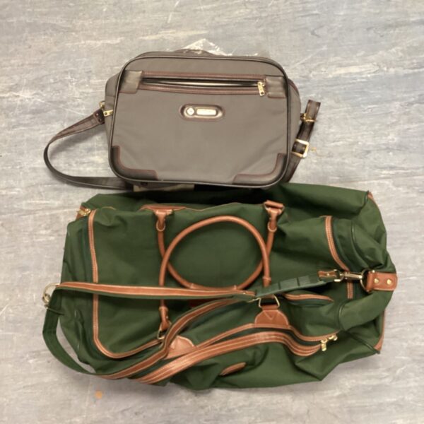 Vintage Marks and Spencer and Samsonite travel bag lot for sale.
