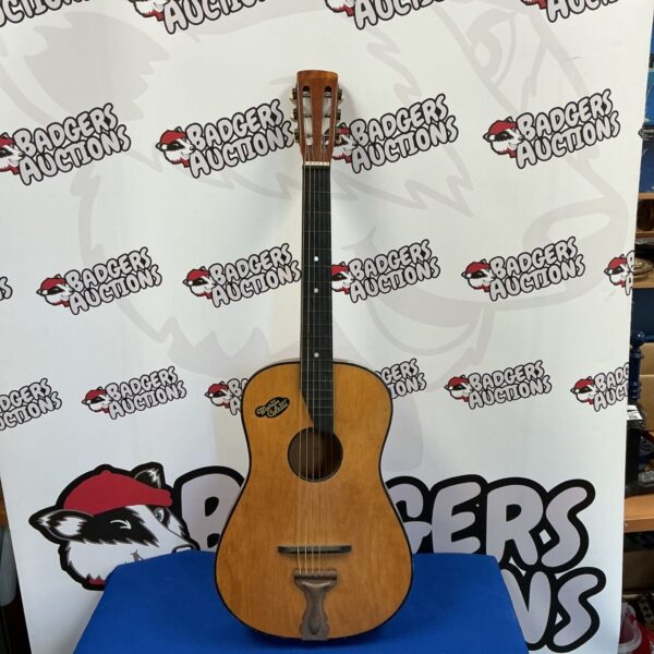 Vintage Martin Coletti acoustic guitar in natural finish.