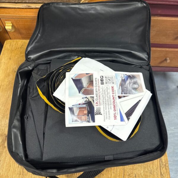 Black Mercedes E Class estate car boot liner for vehicle protection.