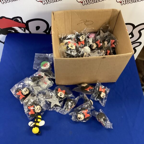 Box of vintage Mickey Mouse car aerial novelty heads.