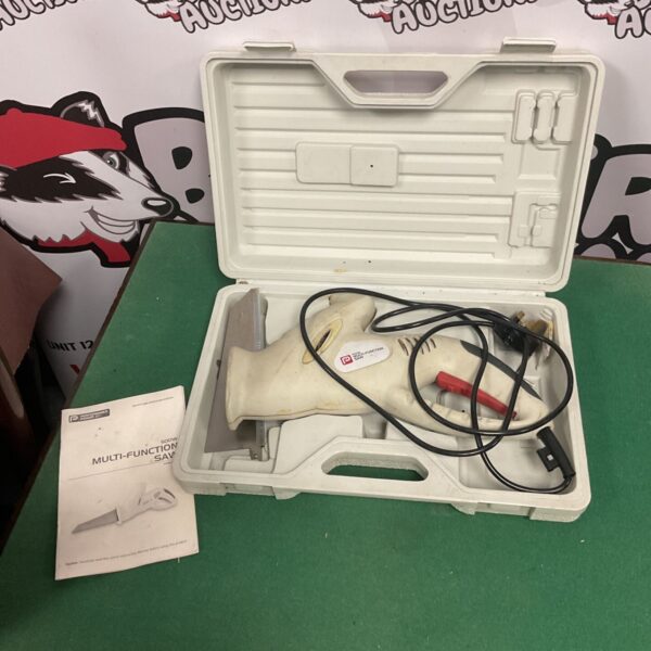 Vintage 500w multi function saw in its original carrying case.