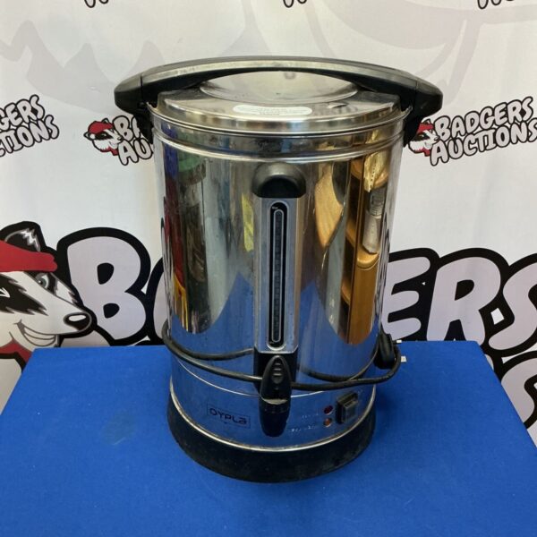 Stainless steel Oypla hot water dispenser for heating water.