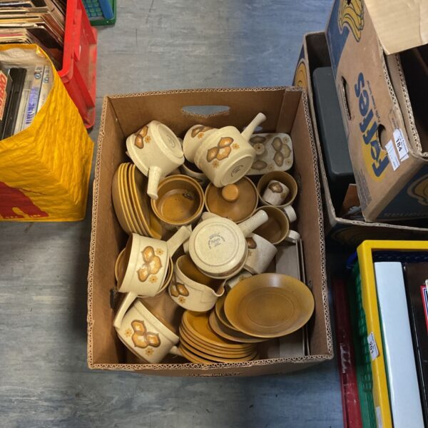 Vintage Royal Worcester Palissy Kalabar dinner service lot.