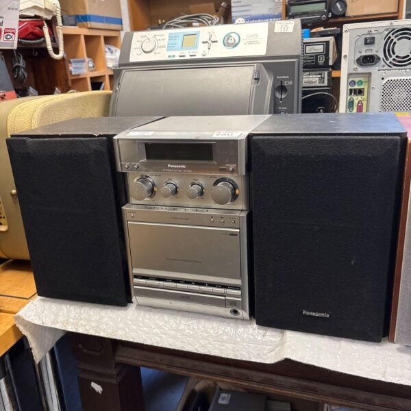Panasonic SA-PM20 CD stereo system silver vintage audio