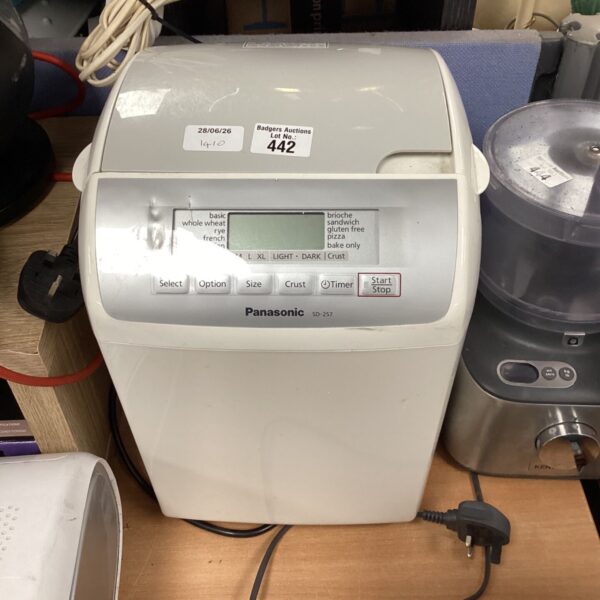 Panasonic SD-251 bread maker, a vintage kitchen appliance for home baking.