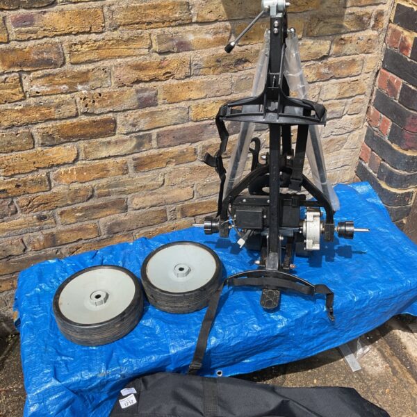 Panther Mini dolly system with wheels and base for filmmaking.