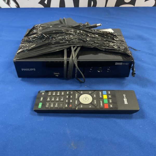 Philips HDTP8530 Freeview+ HD recorder front view.