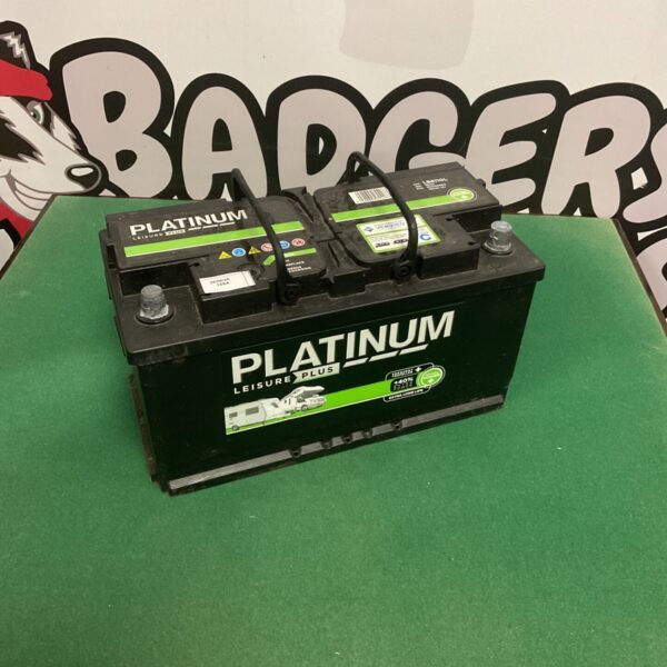 Platinum Leisure Plus 12V 100Ah battery, model LB6110L for caravans.