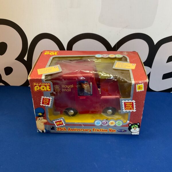 Vintage Postman Pat 25th Anniversary Friction Van toy.