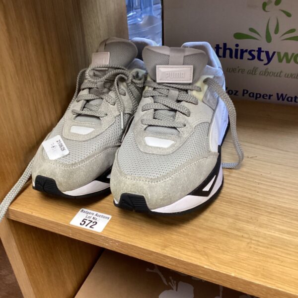 Puma trainers size 8, athletic footwear for sports and casual wear.