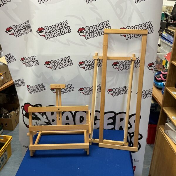 Wooden Reeves Artists Easel for painting and studio use.