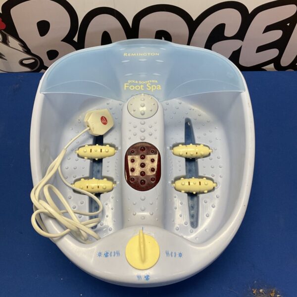 Vintage Remington foot spa for home use and relaxation.