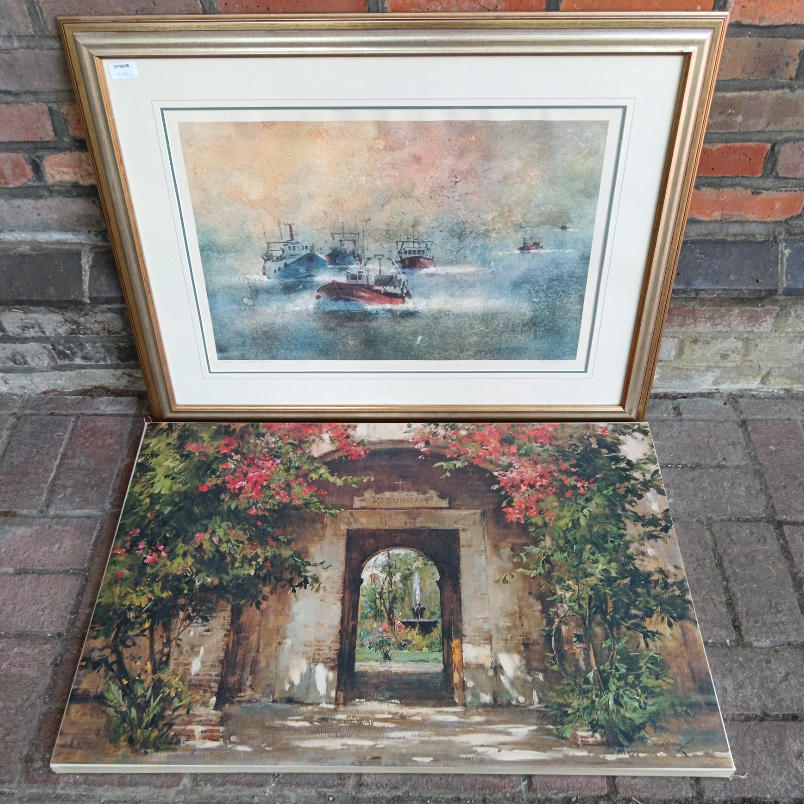 Limited edition nautical print “Return of the Fleet” by Rob Plum.