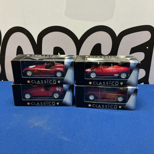 Shell Collezione Ferrari diecast models, classic car collectibles.