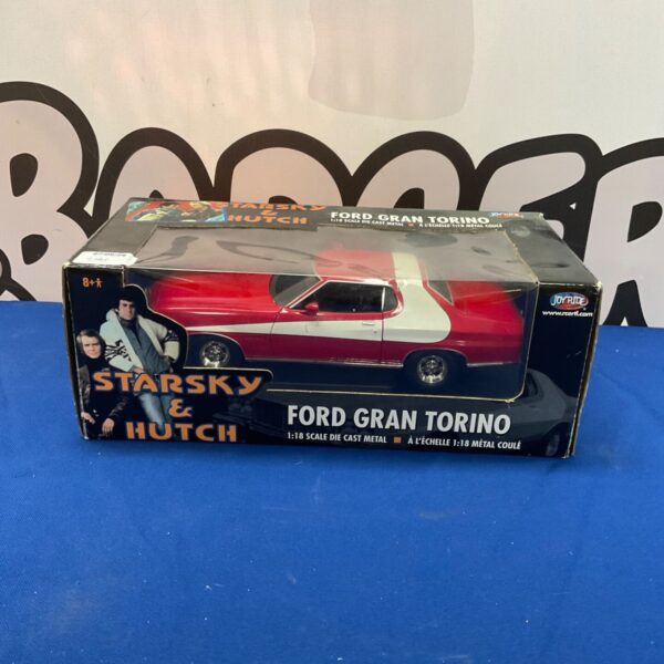 JoyRide Starsky and Hutch Ford Gran Torino 1:18 diecast model car.