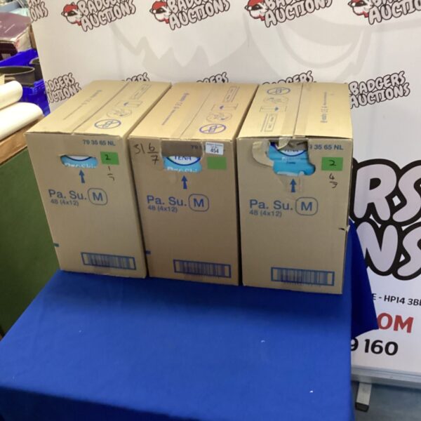 Three boxes of Tena incontinence pants, model 79565.