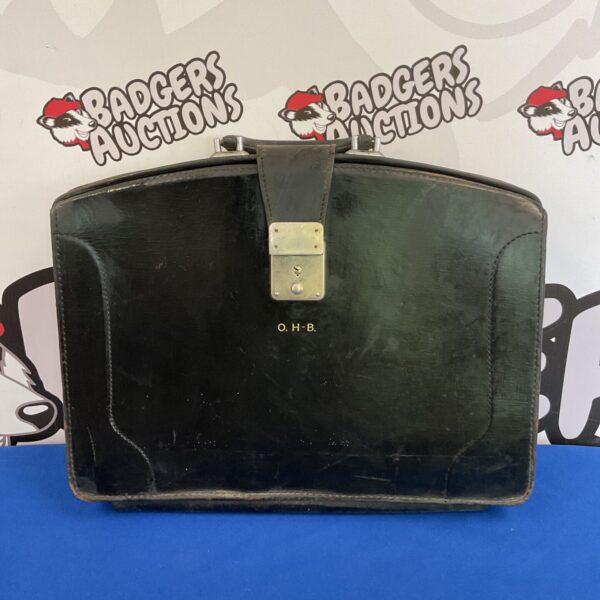 Vintage Asprey leather case in brown, a collectible travel accessory.