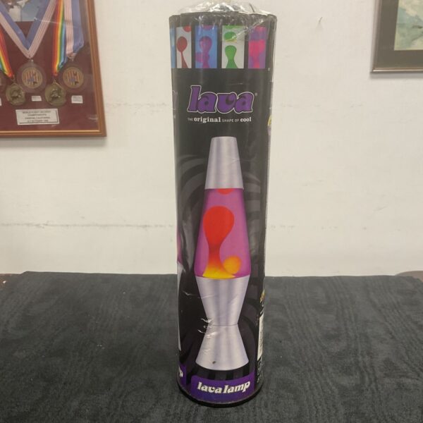 Vintage lava lamp still sealed in original box.