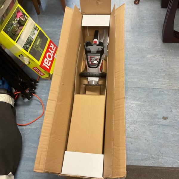 New Vitinni hedge trimmer in original packaging, ready for garden use.