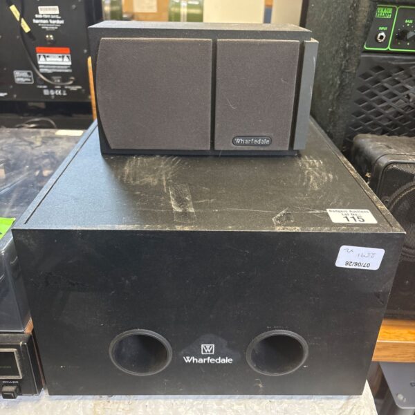 Wharfedale Sub Bass 2130 speaker system, vintage audio equipment.