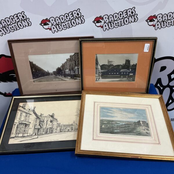 Vintage black and white photographs of Windsor and Clapham scenes.