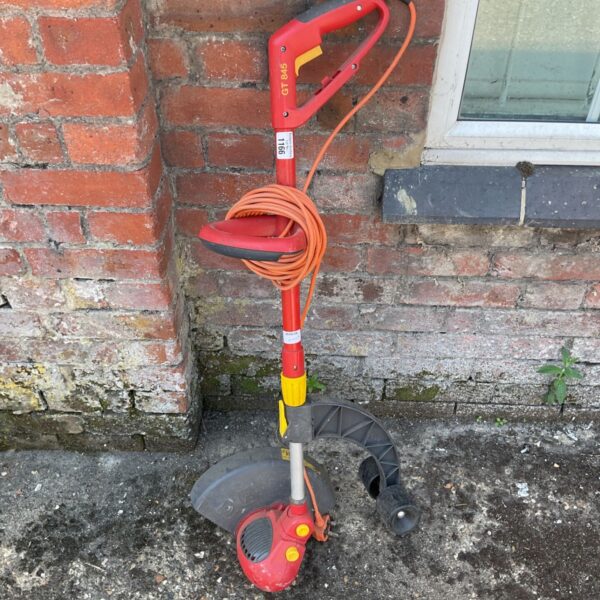 Wolf-Garten GT 845 electric string trimmer for garden lawn care.