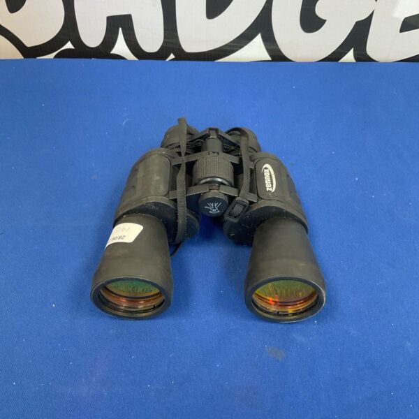 Vintage Zenox 24x50 binoculars in used condition.