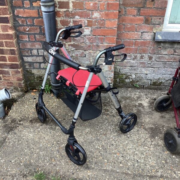 2Go Ability Pace II rollator walker in used condition.