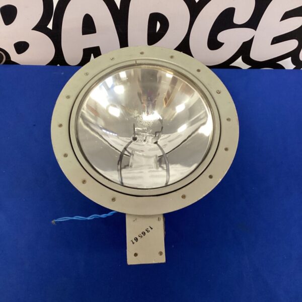 Vintage aircraft runway light for airfield illumination and aviation collecting.