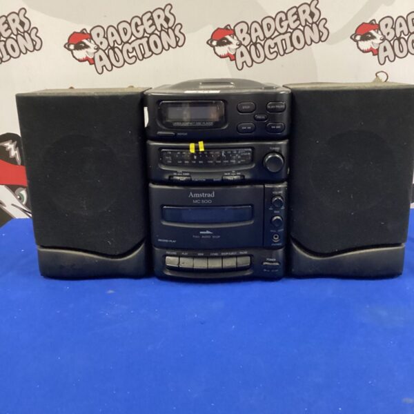 Amstrad MC500 mini hifi unit, vintage compact stereo system.