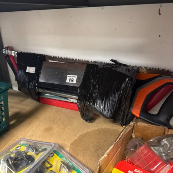 Bundle of assorted saws for woodworking and DIY projects.