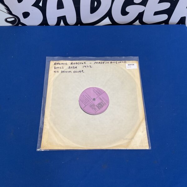 Vintage Atomic Rooster album cover, DNLS 3038, 1972 pressing.