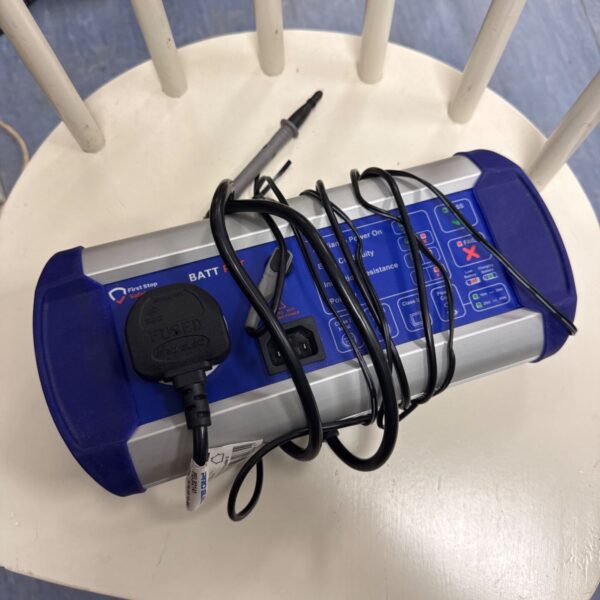 Batt PAT testing machine for electrical appliance safety checks.