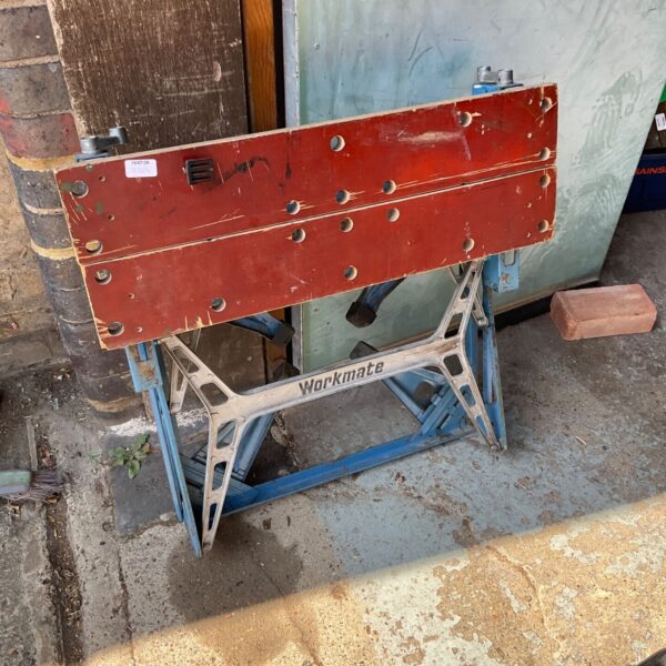 Vintage Black and Decker Workmate 790 workbench in used condition.