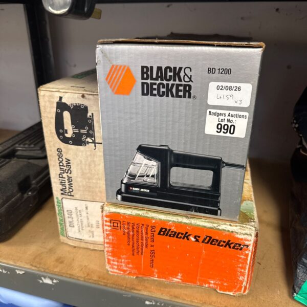 Vintage Black & Decker BD1200 multi purpose power saw for DIY projects.